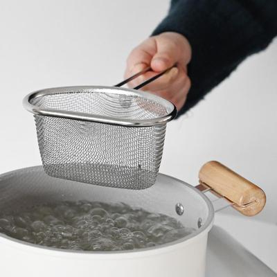 Stainless Steel Half-type Strainer, Broth Strainer, Soybean Paste Strainer