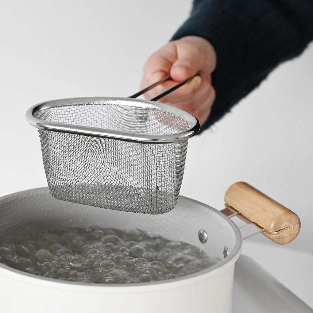 

Напівкругле сито з нержавіючої сталі, сито для бульйону, сито для соєвої пасти