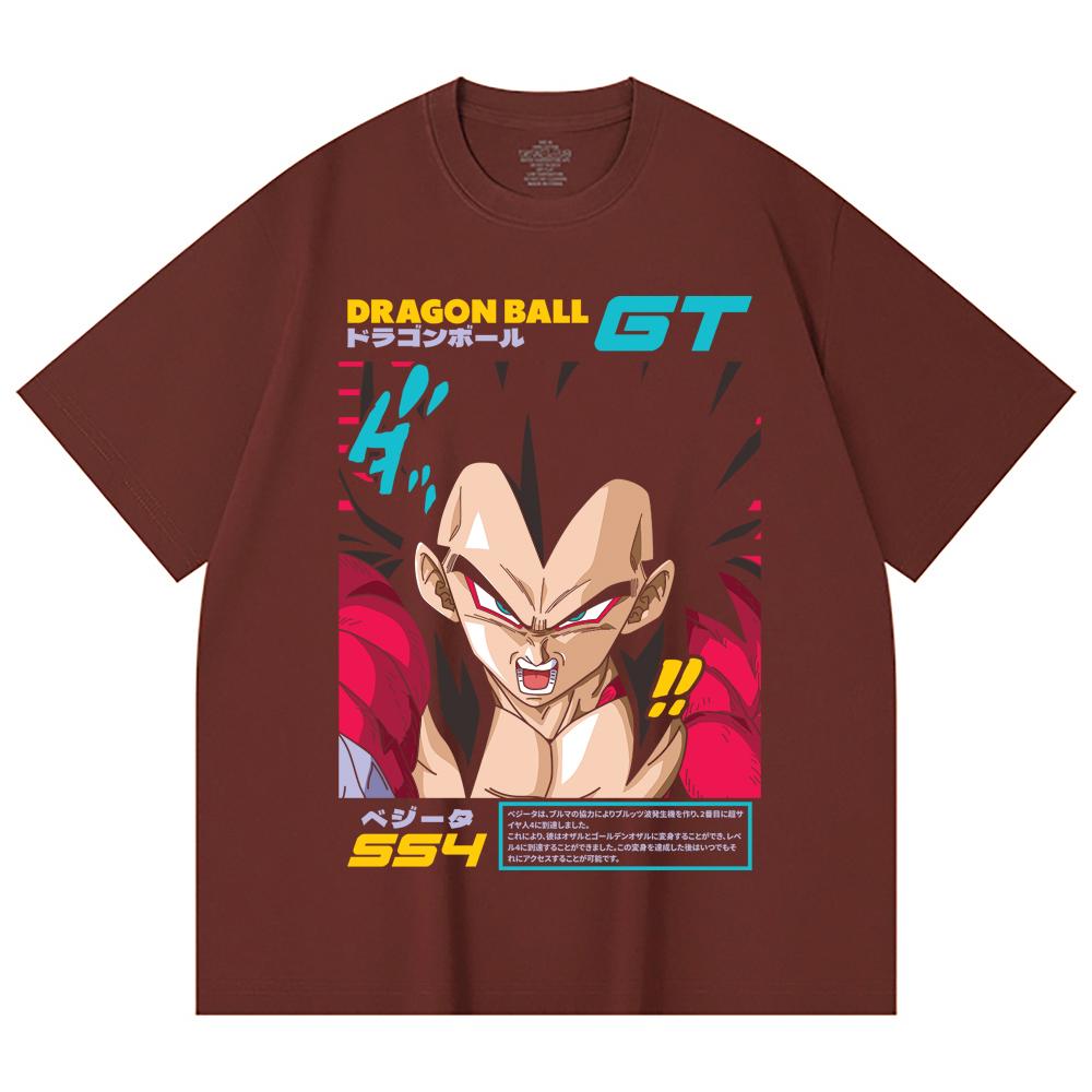 230 Gsm 100% Cotton Dragon Ball V2 Goku Print Unisex Heavy Cotton T Shirt