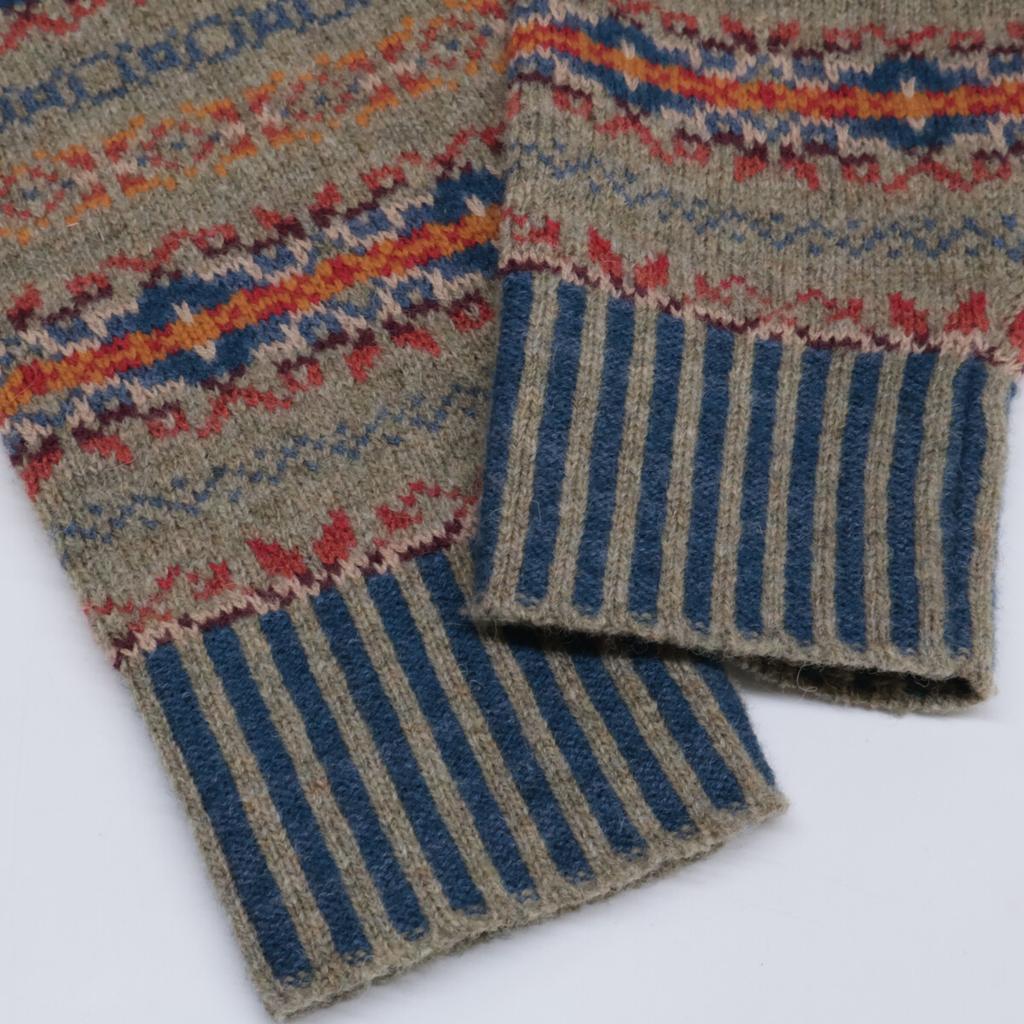 RRL Excellent condition Fair Isle knit with hand-embroidered wing logo. tops M KhakiUsed
