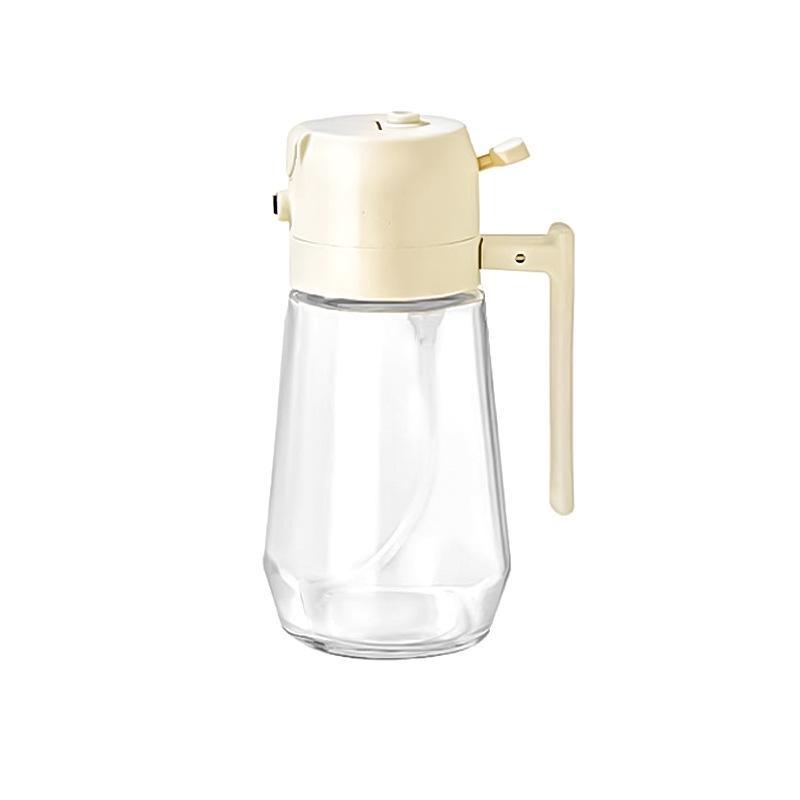 2 In 1 Oil Dispenser Bottle Oil Spray Bottle for Kitchen Oil and Vinegar Dispenser Olive Oil Bottle Sprayer Home(Spray&pour)