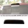 Rear Back 3rd High Brake Light Cover Trim For Silverado/Sierra 14-18Smoked Black