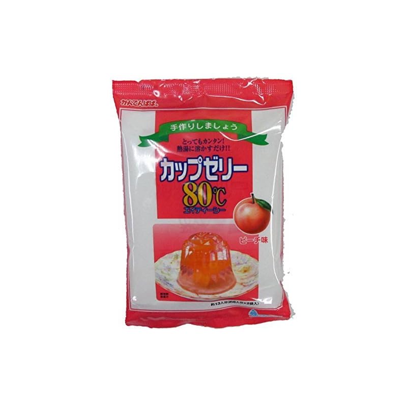

Kantenpapa cup jelly Peach flavor 100g x 2 bags Approximately 6 servings x 2 bags