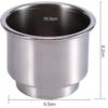 Stainless Steel Cup Drink Holder for Boat, Universal Drink Bottle Can Cup Holder Insert Marine for Marine Rv Boat Yacht Car Popular