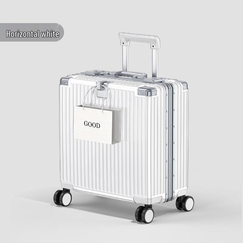 Xiaoyan Multi-functional PC Luggage with Aluminum Frame 18 Inch