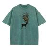 Crew Neck Daily Casual Crewneck Washed Tshirts Thanksgiving Day Casual Tops  Tees Special Pure Cotton Washed Tshirts Man