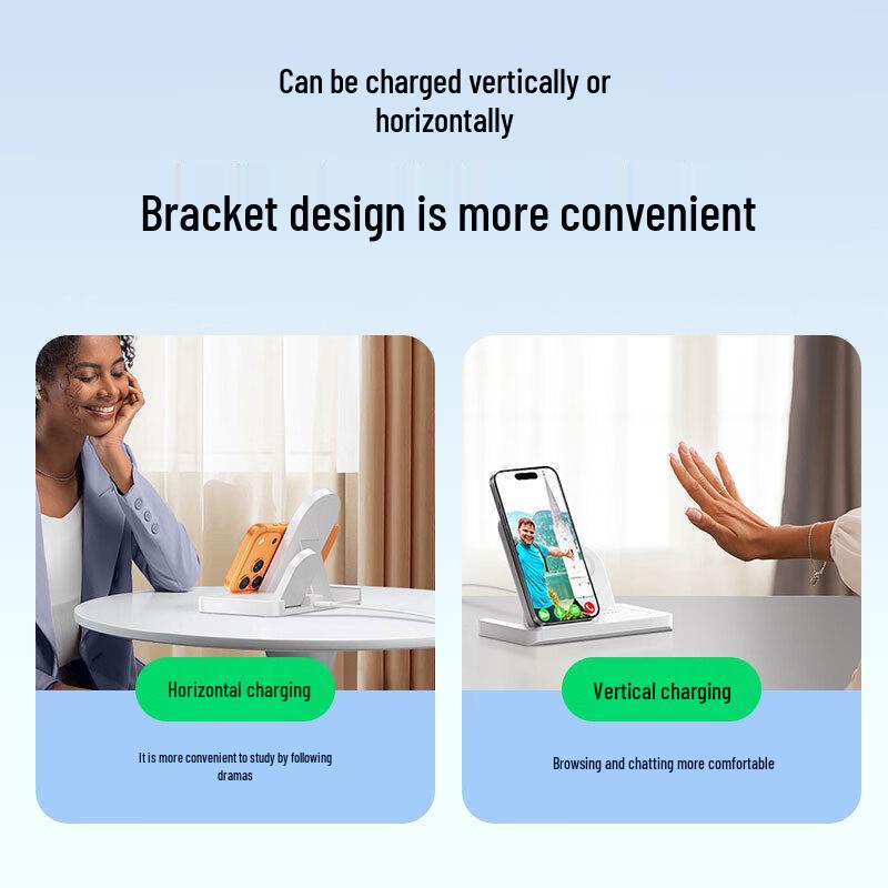 Pisen 15W 3-in-1 Wireless Charging Stand