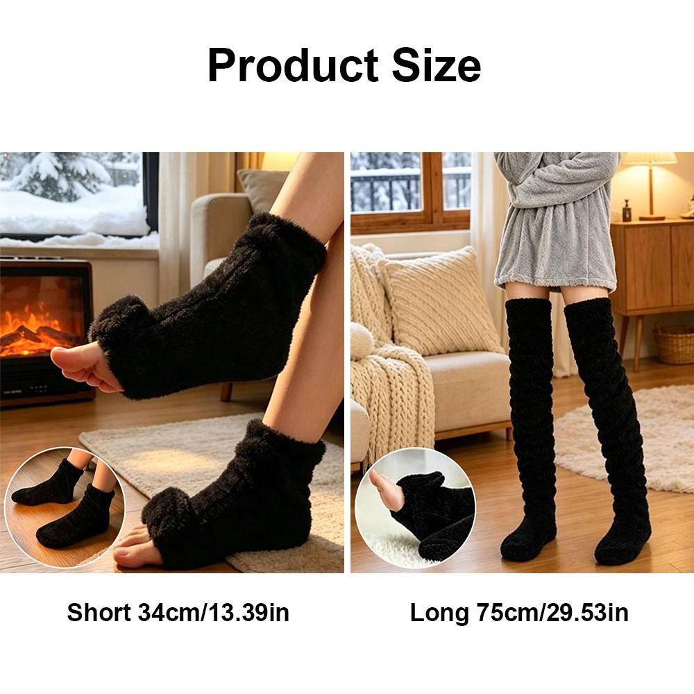 Anti Slip House Socks Thick Foot Warmer Comfort Floor Socks Home Indoor Use
