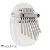 Mini 8 Tasten Kalimba Kristall Transparent Daumen Klavier Bär Herz Katze Wasser Tropfen Form Mbira Musikalisches Werkzeug