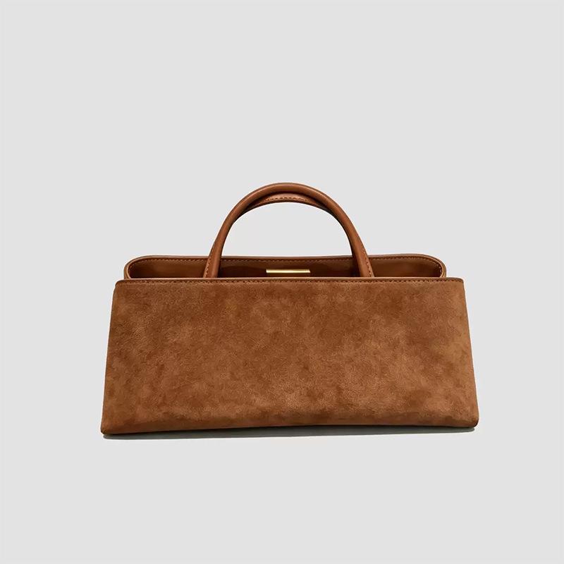Women's Retro Minimalist Underarm Baguette Bag: Trendy Korean-Style Handbag