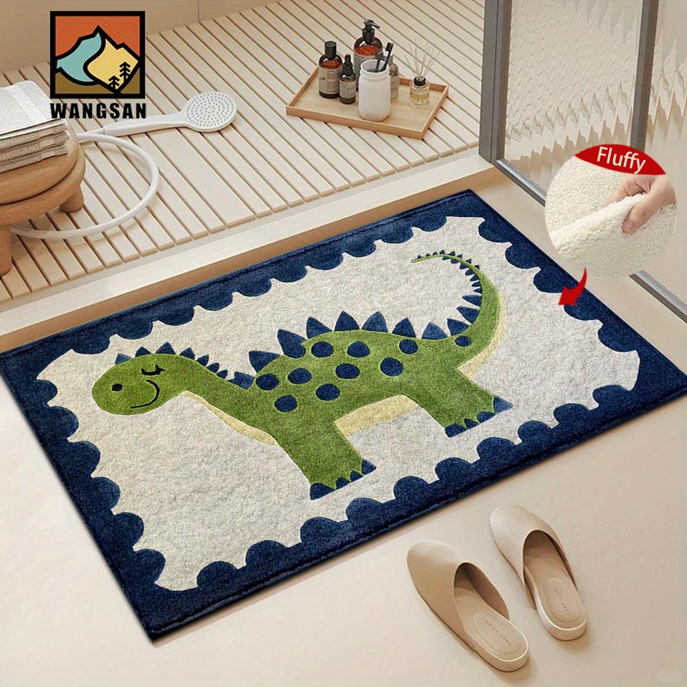 

VIKAMA White Cat Carpet Orange Doormat Absorbent Bathroom Mat Kitchen Rug Welcome Mat Rug For Bedroom Carpet For Live Room Home 40X60CM (1.3X2FT