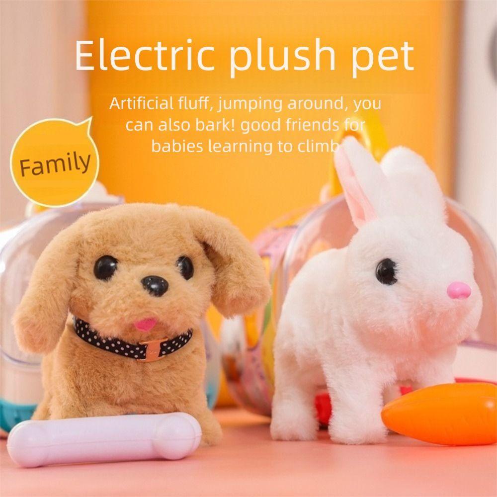 Interactive Simulated Puppy Walking Walking Dog Toy Fashion Robot Puppy  Chilren