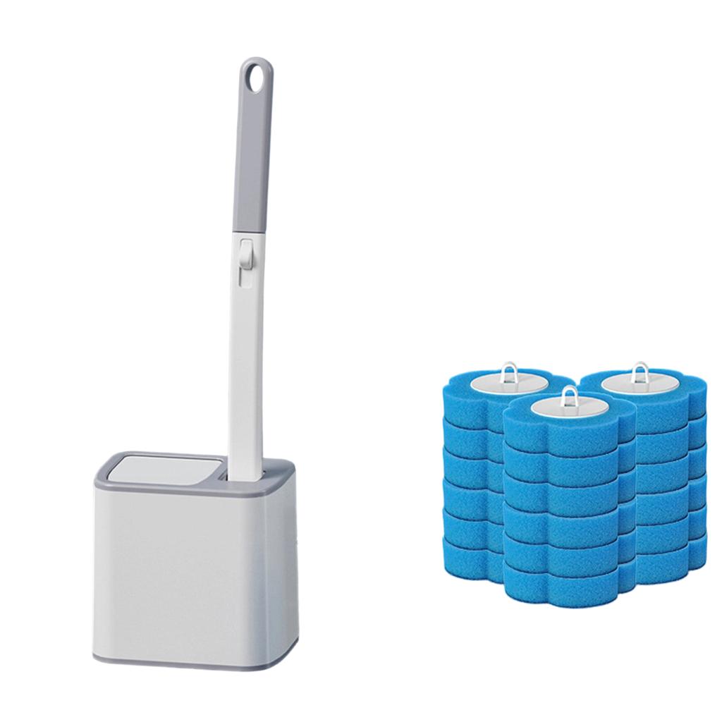 Disposable Toilet Brush for Toilet Bowl Cleaning, Single Use, Hygienic and Easy To Dispose