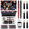 Wordsworth and Black Calligraphy Pen Set Black Includes 2 Calligraphy 18ML Ink 60 Ink Ink Refill 1 Medium Nib and 4 Broad and a Brush Pen Calligraphy