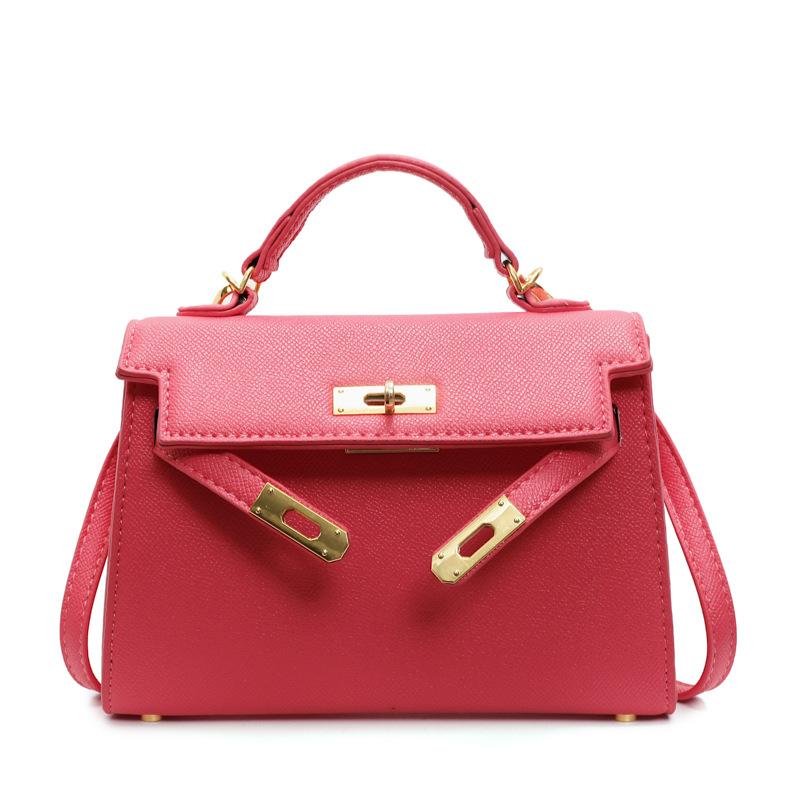 

Fashion Small Bag Women s New Versatile Handbag Shoulder Messenger Bag Small рожевий червоний колір