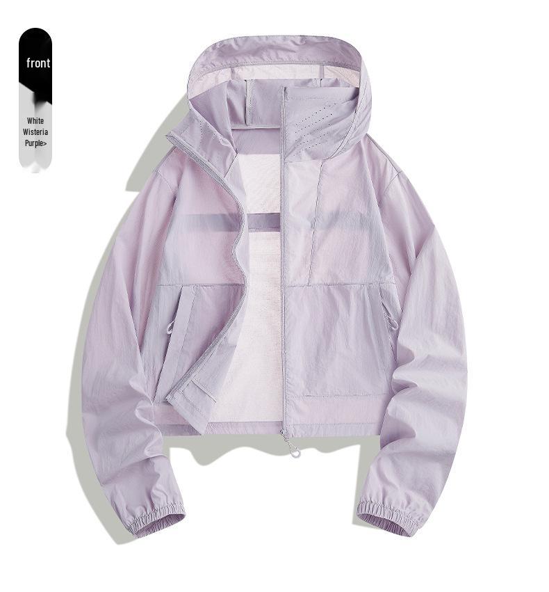 Unisex Mountain-Style UV Protection Jacket: Stylish, Breathable Ice Silk for Summer Hiking