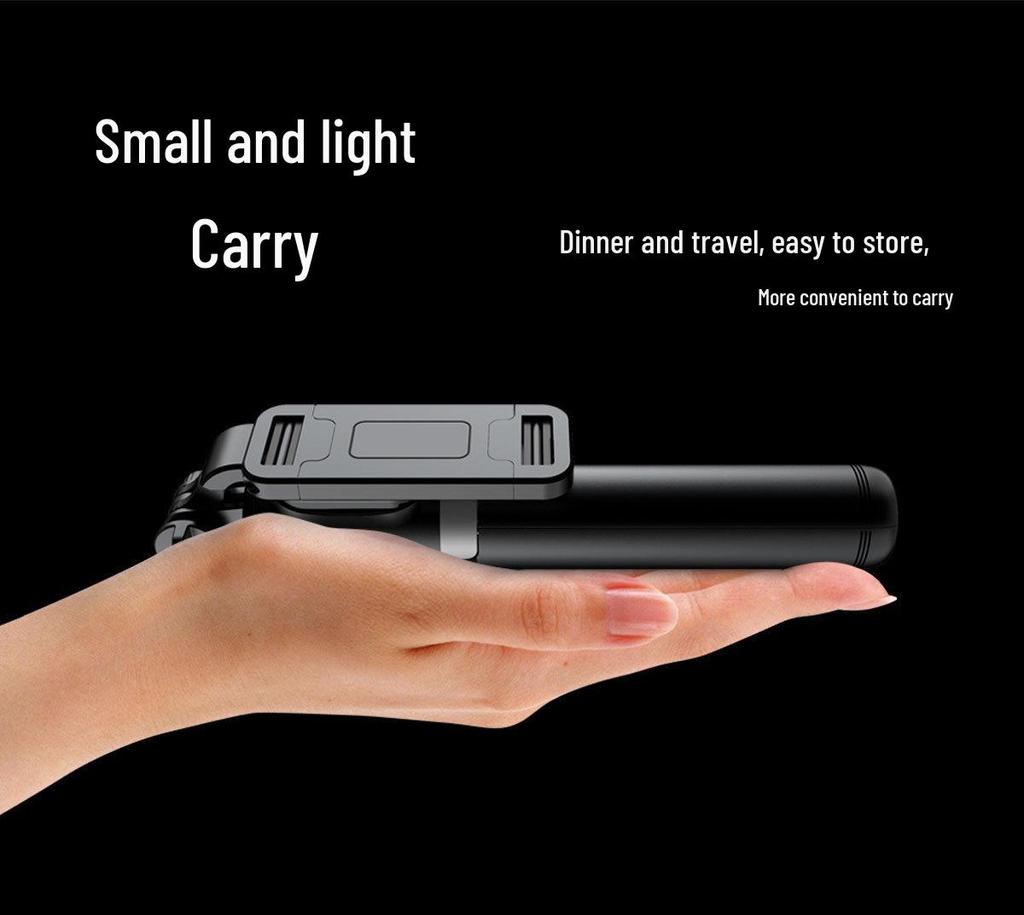 Q01 Bluetooth Selfie Stick with Remote & Integrated Tripod