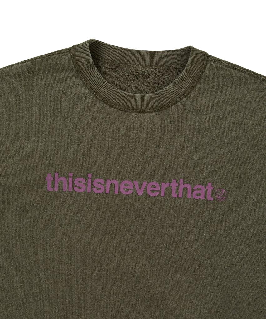 THISISNEVERTHAT Gd Iconography Reversible Crewneck Olive