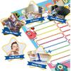 Fancy Land Dry Erase Chore Chart for Kids Reward Chart Reble Self-Adhesive Behavior Chart for School Home Classroom 8 Pack