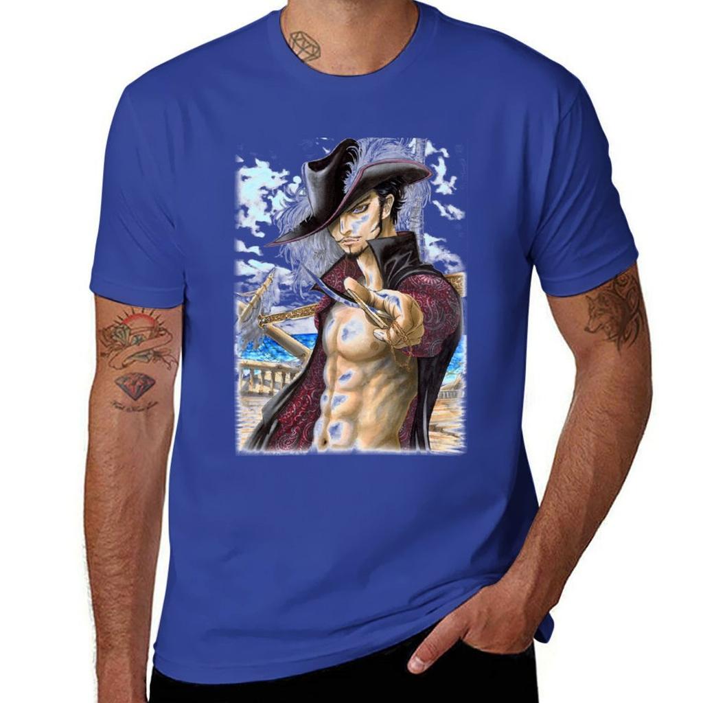 Dracule Mihawk Tshirt Aesthetic clothing graphics sublime Short sleeve tee mens graphic tshirts anime