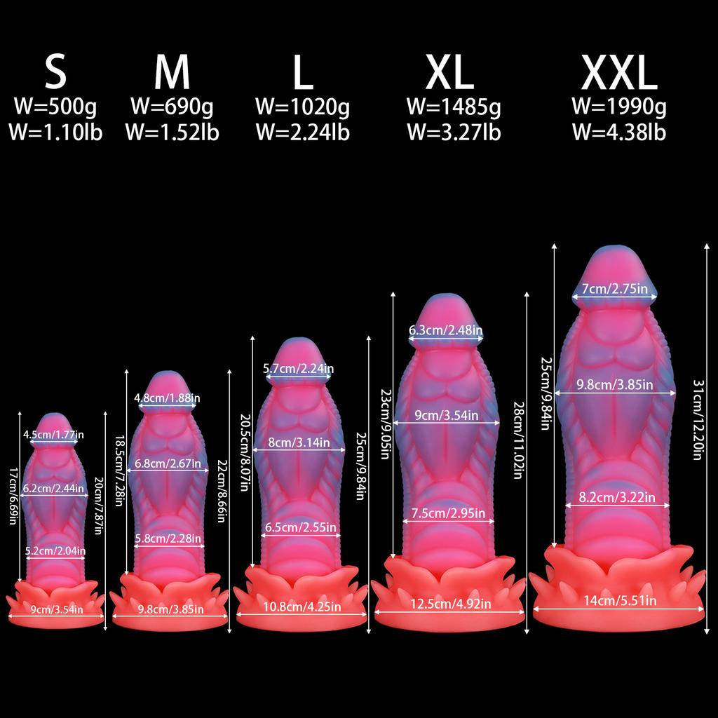 Oversized Silicone Anal Plug Butt Expander Trainer Dildo Adult Sex Toy 18+ Fisting