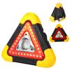 Triangle Warning Emergency Light LED Multi-functional Rechargeable Strong Light Triangle Warning Emergency Light Solar Dry Battery Models a Variety