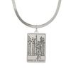 LIKGREAT Astrology Amulet Stainless Steel Snake Chain Wands Tarot Necklace Vintage Wands Minor Arcana Tarot Cards Jewelry