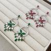 Exquisite Butterfly Tassel Earrings & Necklace Set: Light Luxury, Striking Design