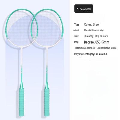 WEZHO Macaron Adult Badminton Racket Set