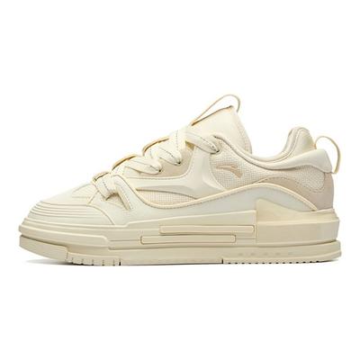Aotu Bread Shoes Thick Sole Non-Slip Low-Top Skate Shoes Men Sneaker Light-Beige 912238060-3