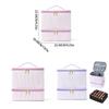 Modern Minimalist Double Layer Makeup Bag With Large Capacity For Travel And Bedroom Storage