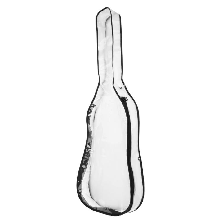 39Inch Electric Guitar Storage Bag Clear TPU Guitar Case with Double Zipper Waterproof Acoustic Guitars Bag Protector 1