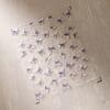 1Pcs 5D Embossed Aurora Butterfly Nail Art Stickers Self Adhesive Decals For Nails Decoration DIY 3D Acrylic Nail Supplies Parts