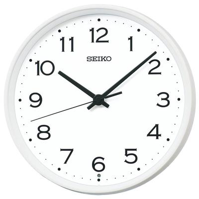 Seiko Clock Wall Clock Radio Analog Metal Frame White Diameter 270 X 48mm KX268W