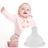 Baby Wide Neck Silicone Baby Infant Soft Teats Bottles Flow Cross Hole Nipples