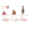 Foldable Bathtub For Babies & Infants With Insert, Ricokids &