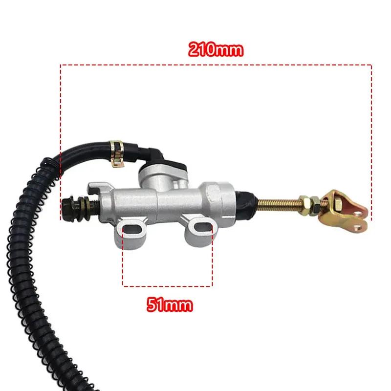 Motorcycle Rear Brake Pump Foot Hydraulic Master Cylinder Pump For ATV 50-250CC Pit Dirt Bike