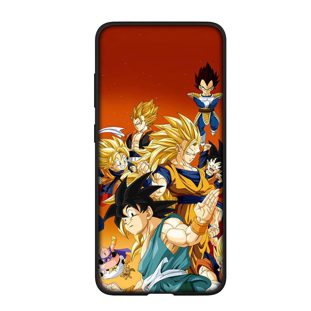 For Samsung Galaxy S25 S24 S23 iPhone 17 16 15 Xiaomi Redmi Note 14 13 12 11 Plus Pro Max XR Phone Case Goku Dragon Ball DragonBall OPPO Huawei Cover