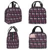 Loona Collage Helluva Boss Anime Isolierte Lunchtasche für Kinder Schul-Kühltasche Thermische Lebensmittelbox Tragetasche Auslaufsicherer Lunchbox-Behälter
