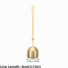 6 Pcs Brass Hanging Bells Clear Crisp Sound Decorative Bells Durable Wind Bells  Garden Decor