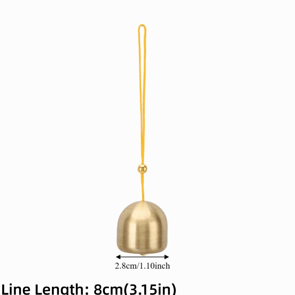 6 Pcs Brass Hanging Bells Clear Crisp Sound Decorative Bells Durable Wind Bells Garden Decor