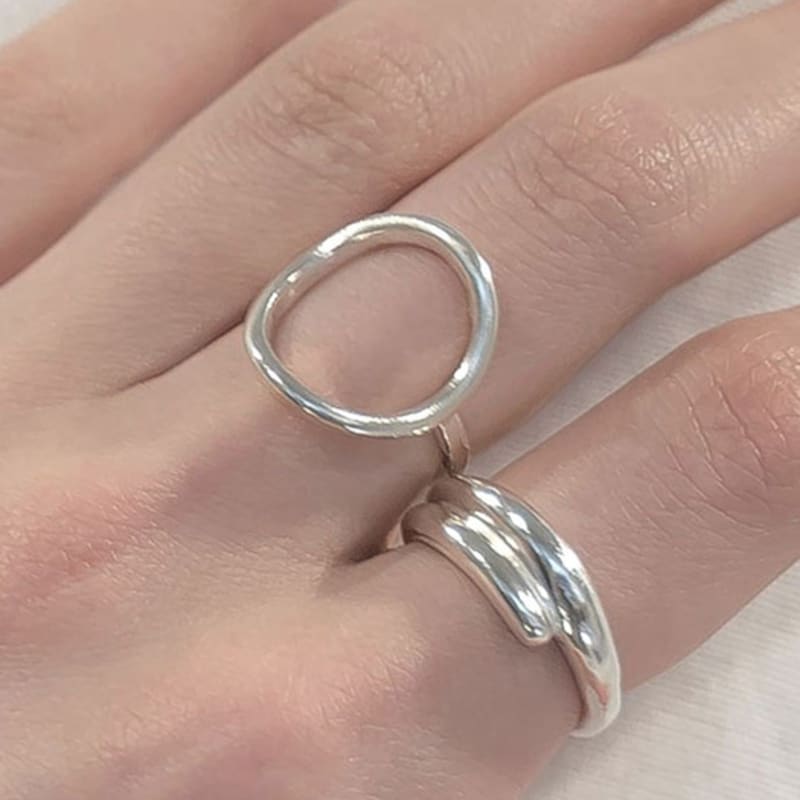 HARANG HR 11R_Round Silver Ring