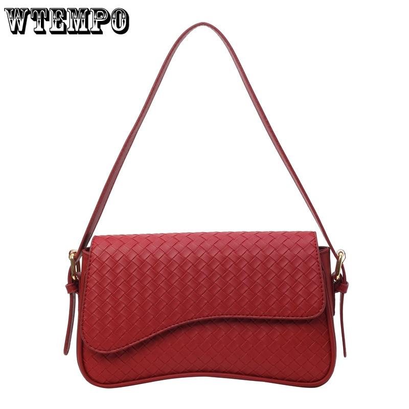 Klappe Magnetschnalle Schulter Umhängetasche Arbeit Pendler Mode Einfache Achselhöhle Kleine Quadratische Tasche Handheld Orgel Damentaschen