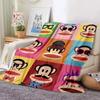 P-Paul Frank Flanell Wohnzimmer, Schlafzimmer, Schlafsofa, Picknick für Kinder, Wärme, Komfort, tragbare Decke, Geburtstagsgeschenk r2