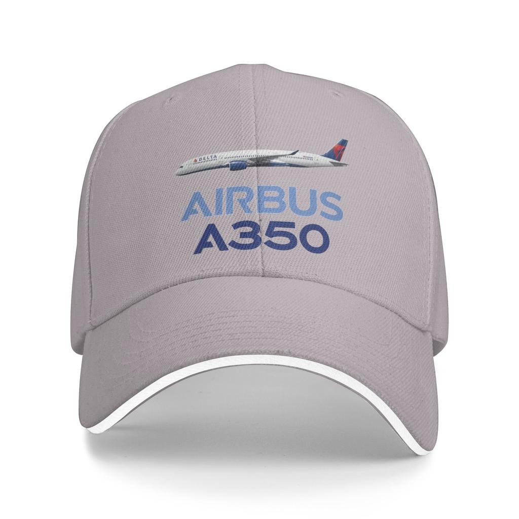 Summer Airbus A350 airplane Baseball Cap  Hunting Camping Trendy Design Sun Hip Hop Hats UnisexTeens Breathable Baseball Caps