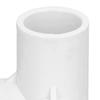 10 PZ Raccordi per Tubi a 3 Vie PVC Plastica Gomito a T Angolo Retto Connettore Angolare Diametro Interno 20mm Bianco