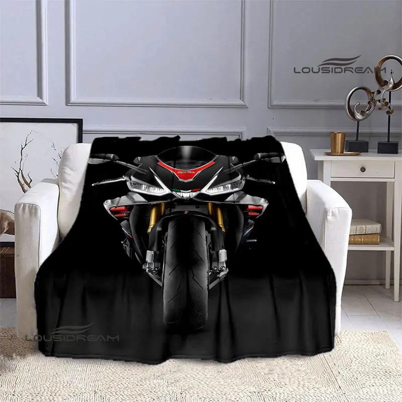 Aprilia Motorcycle Logo Printed Blanket Children's Warm Blanket Soft and Comfortable Blanket Home Travel Blanket Birthday Gift