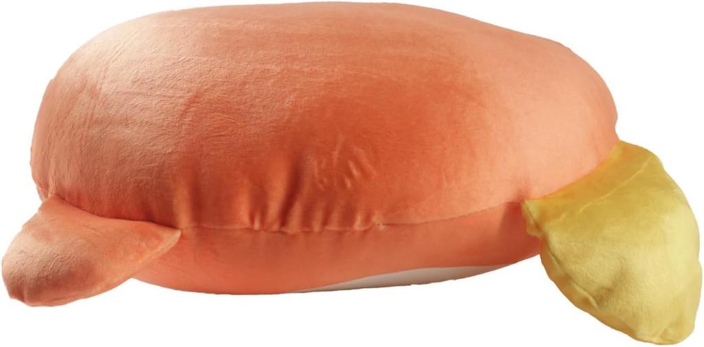 Marushin Kirby Mochi Mochi Cushion, Marshmallow, Soft and Smooth, Character Cushion, Nintendo Waddle Dee, Gift, Birthday Item, 4585007600