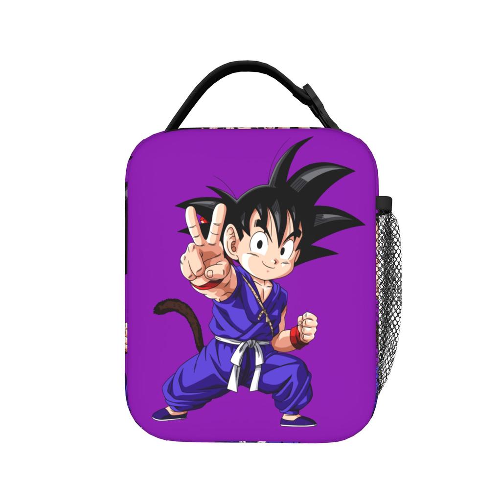 DBZ Goku Kaioken Insulated Lunch Bag Thermal Bag Reusable,Meal Container Leakproof Lunch Box Tote Men Women School Picnic
