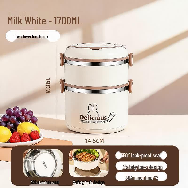 Youluo Insulated 304 Stainless Steel Lunch Box